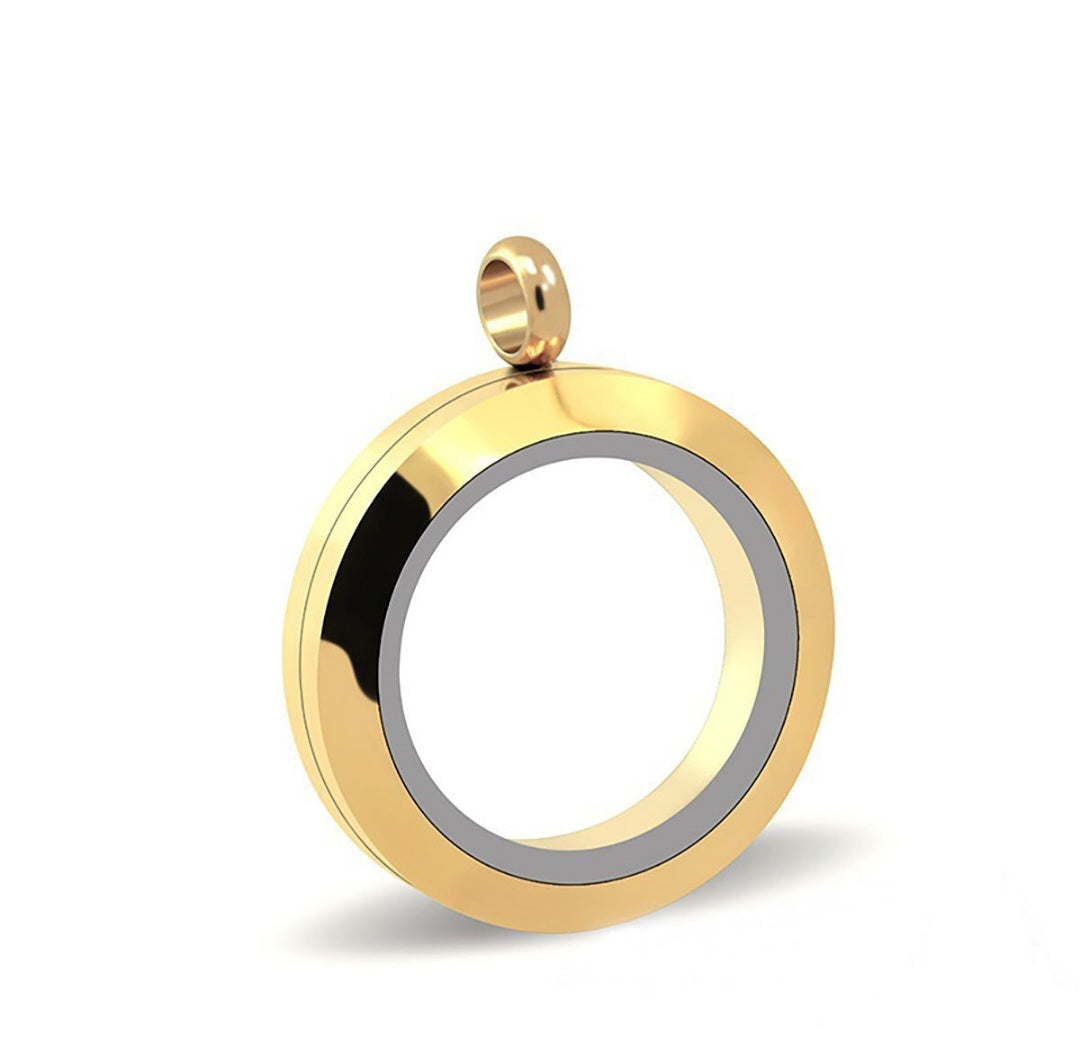 Memorial Locket (Gold Stainless Steel 35mm)